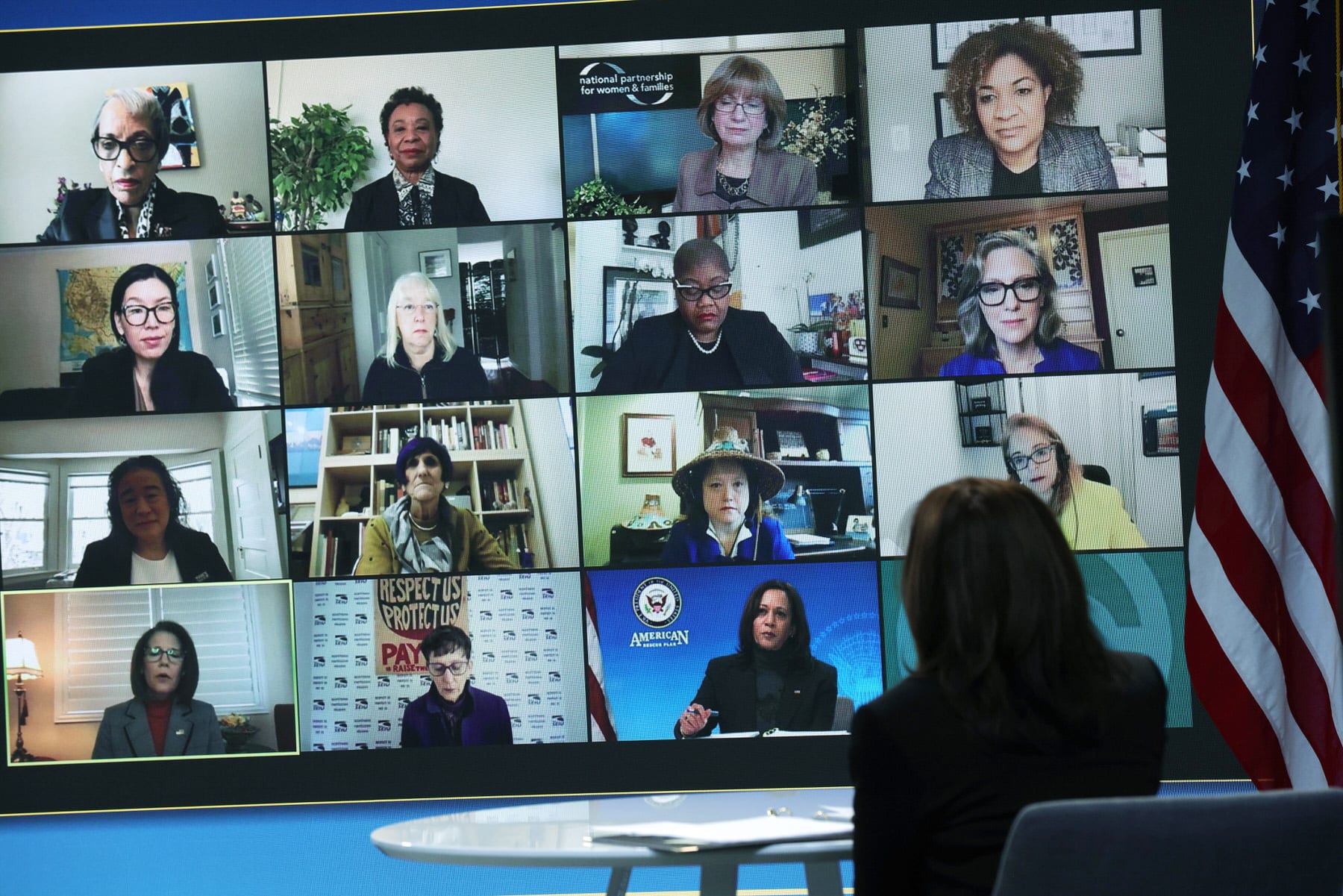 Vice President Kamala Harris meets with women leaders to talk priorities in Biden’s relief package - The 19th