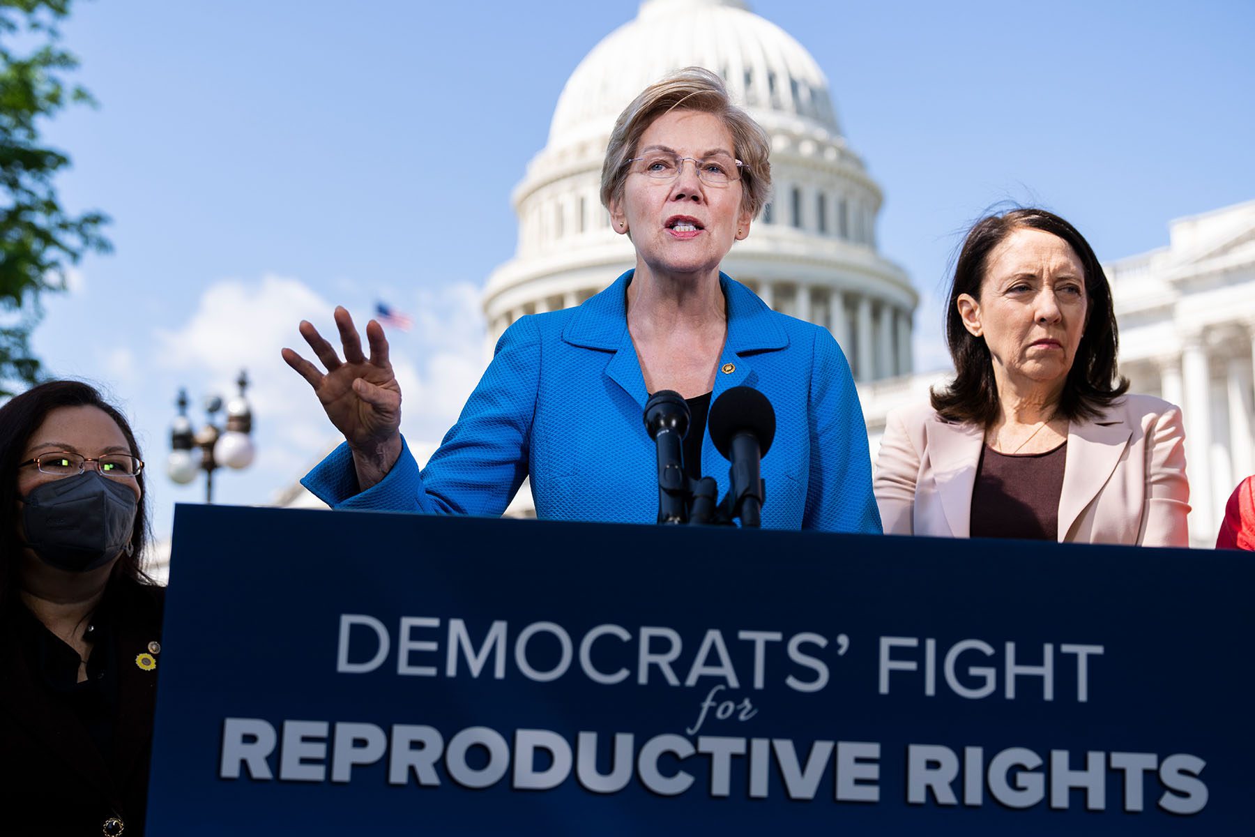 Democratic senators suggest actions Biden can take to protect abortion rights