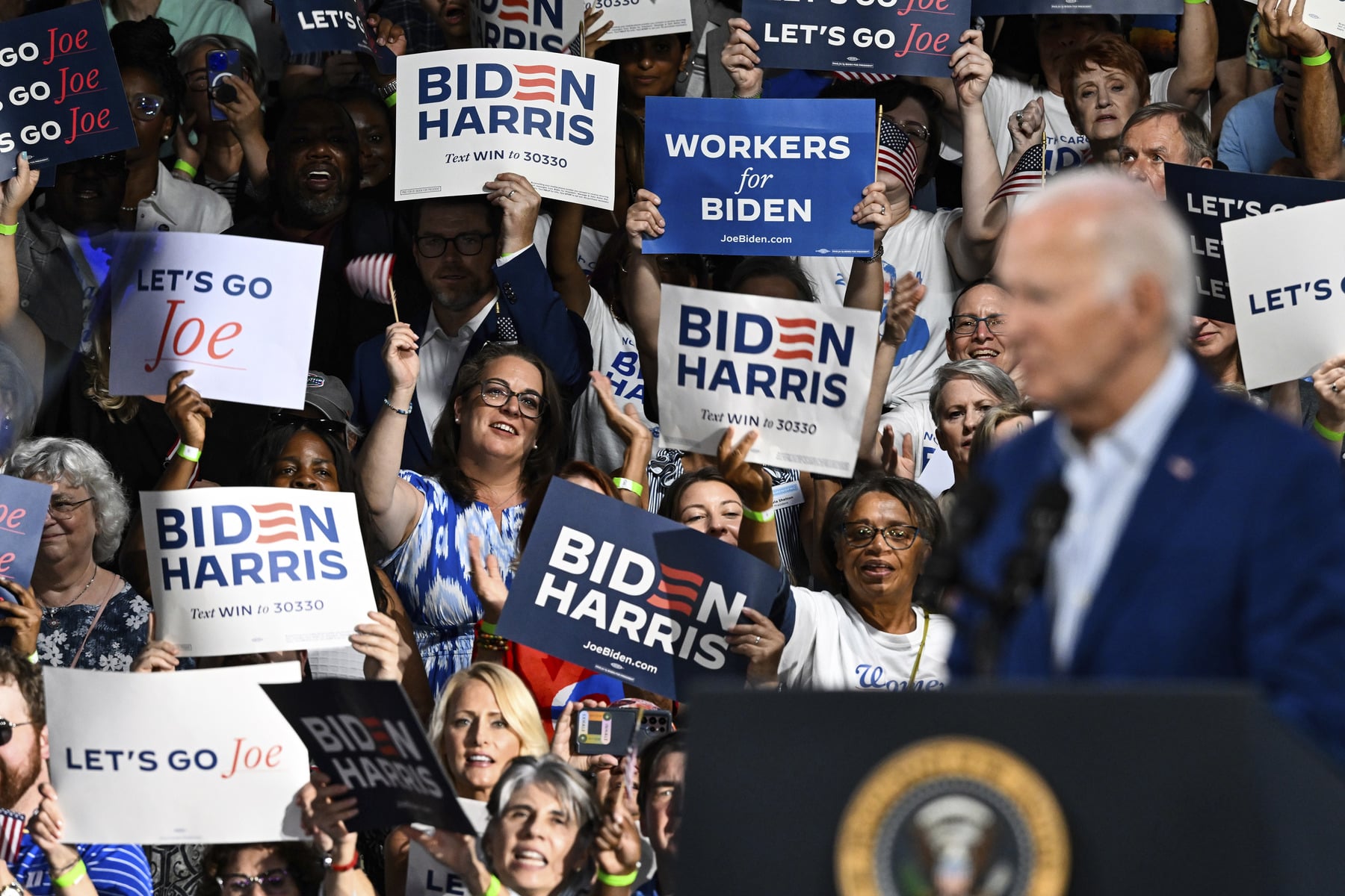 At North Carolina rally, Biden supporters say debate won’t change their votes