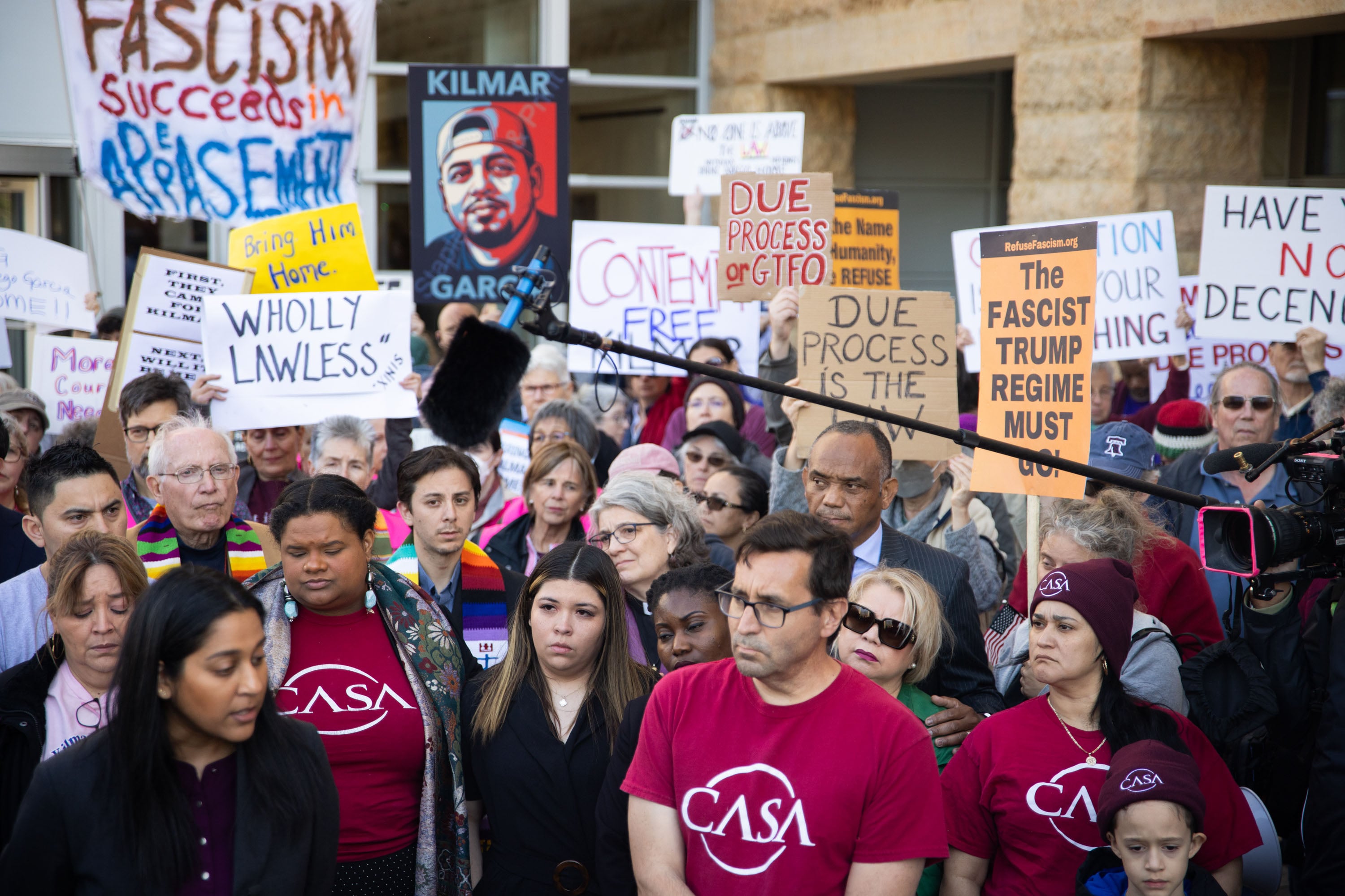 Exploitation of Kilmar Abrego Garcia's wife was 'political theater,' advocates say