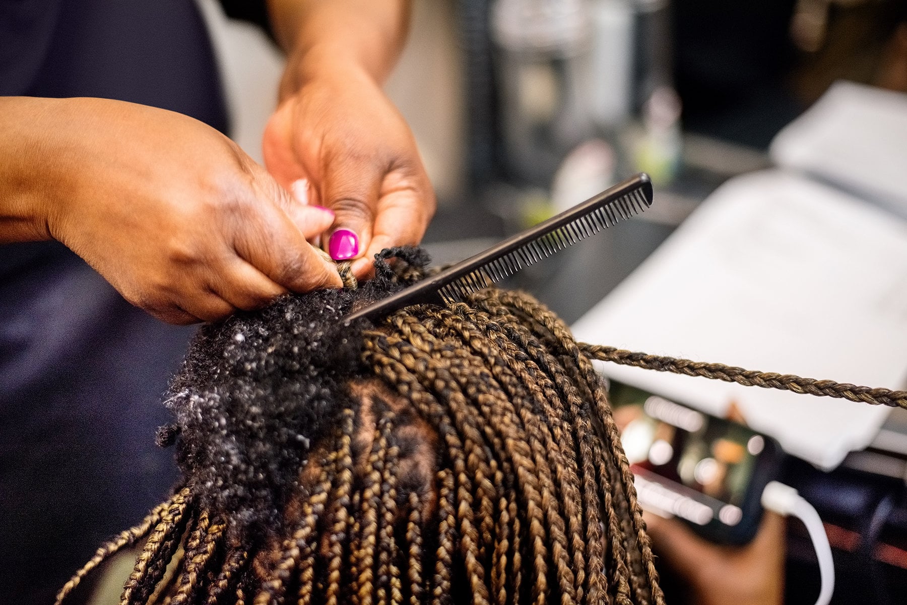 Toxic chemicals in synthetic hair prompts Black women to change braiding options
