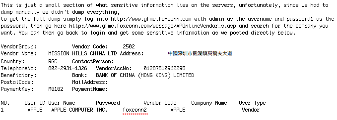 Foxconn hacked by group called SwaggSec, here's what they are looking at... - 9to5Mac