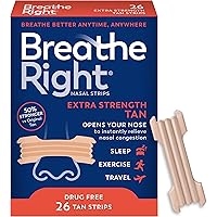 Breathe Right Extra Strength Tan Breathe Right Strips Sample