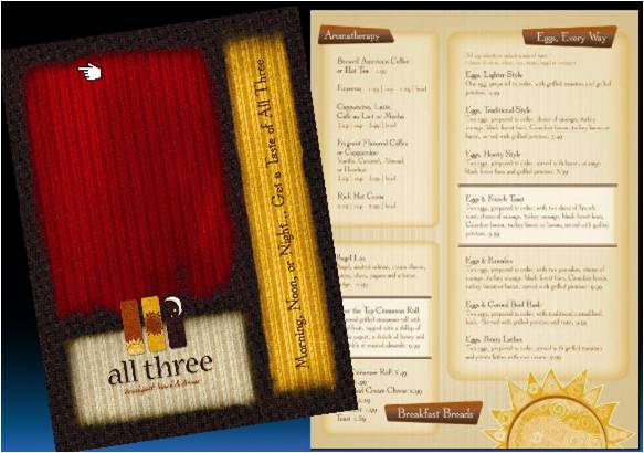 Menu Design: Use of Color in Restaurant Menus