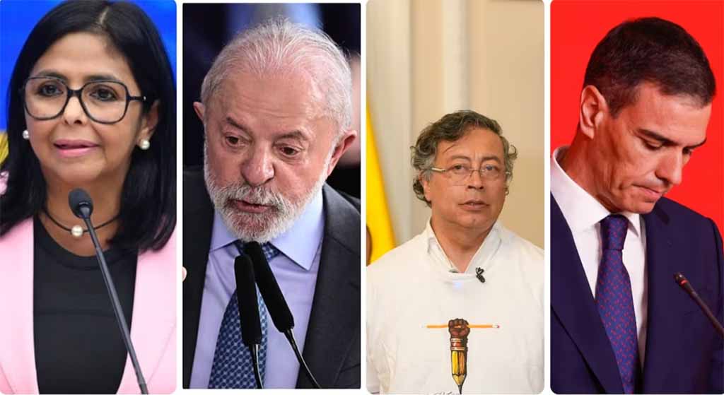 Delcy Rodríguez sostentiene conversaciones con Lula, Petro y Sánchez - Abya Yala Soberana