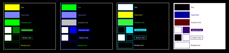 Accessibility Issues concerning Windows High Contrast Mode – Accessabilly