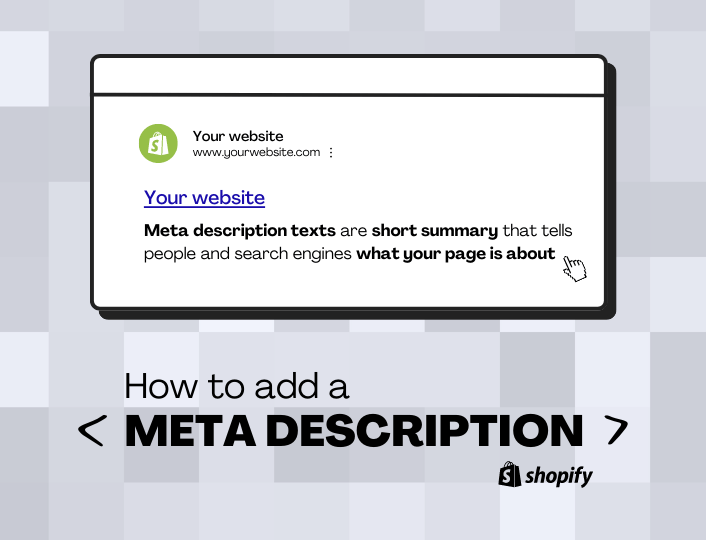 How to add a Meta Description on Shopify - Adoric Blog