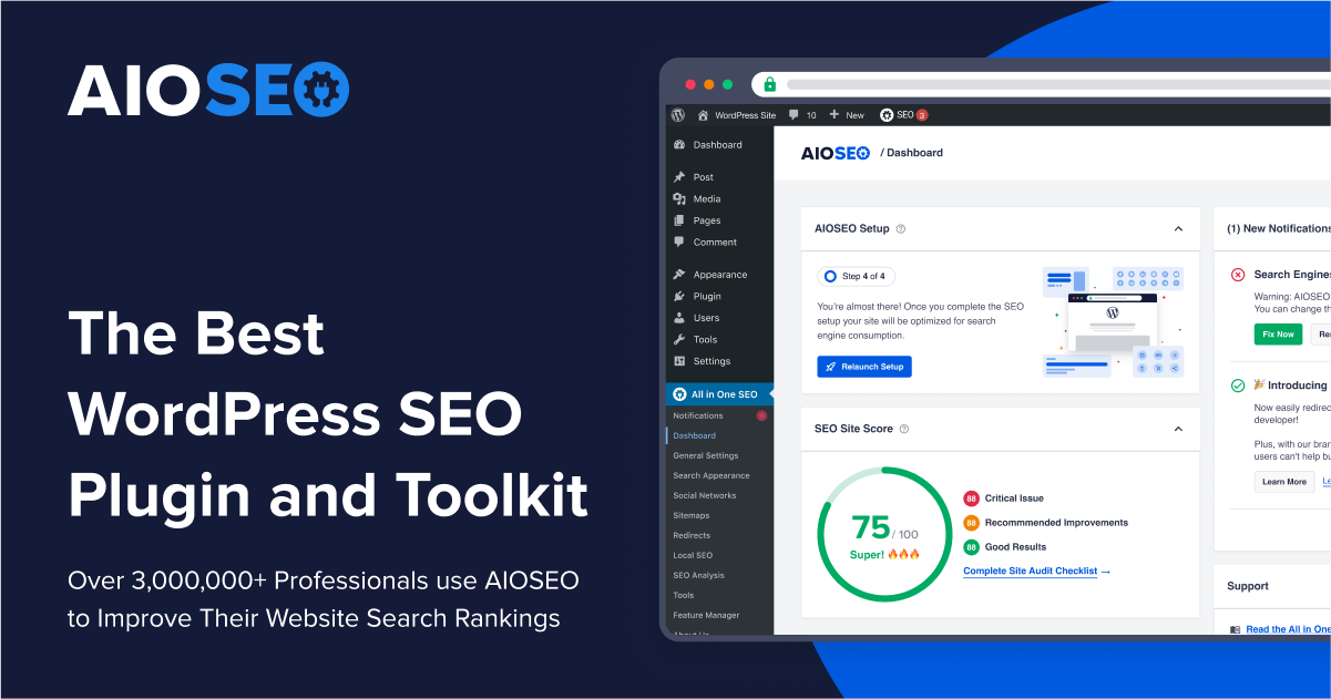 Connect Google Search Console to WordPress With AIOSEO