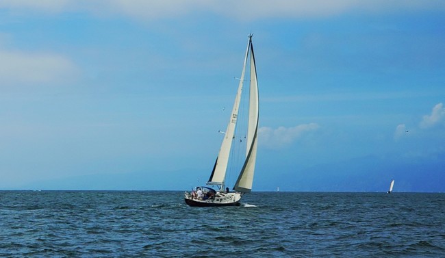 How A Boat Sails Upwind - American Sailing