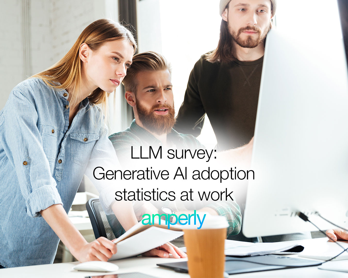 LLM survey 2024: generative AI adoption statistics at work - Amperly