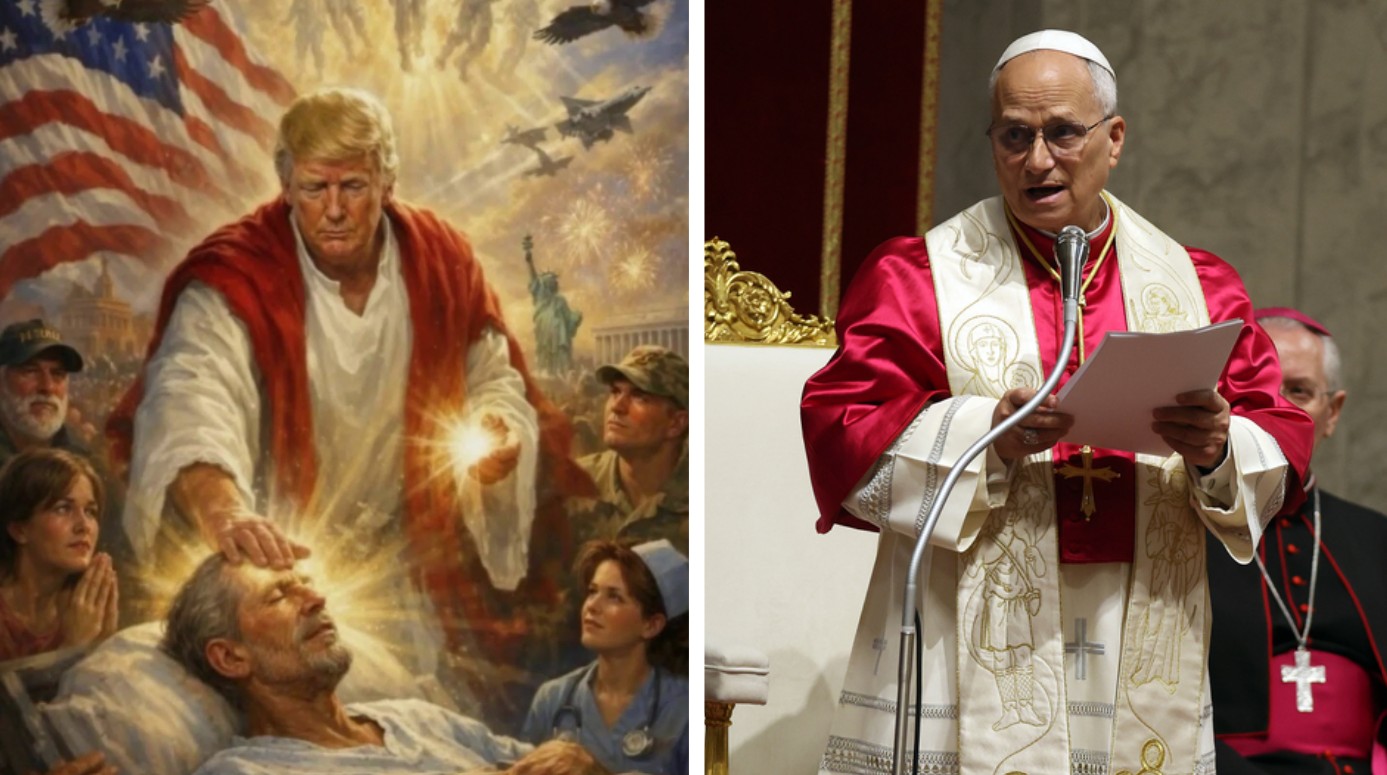 Roiling the religious right: Two-thirds of Christians say Trump’s AI generated Messiah image went “too far” - Angus Reid Institute