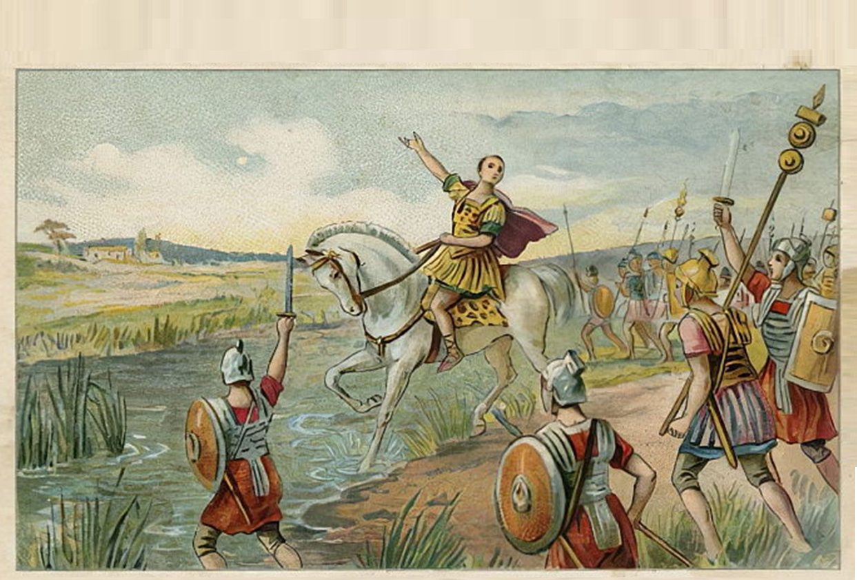 How Julius Caesar Crossed the Rubicon and Took Ariminum: Part I – Antigone