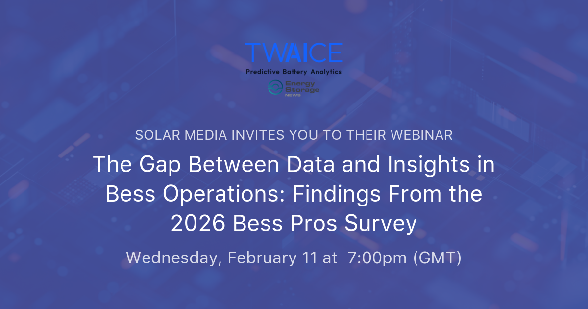 The Gap Between Data and Insights in Bess Operations: Findings From the 2026 Bess Pros Survey | Solar Media