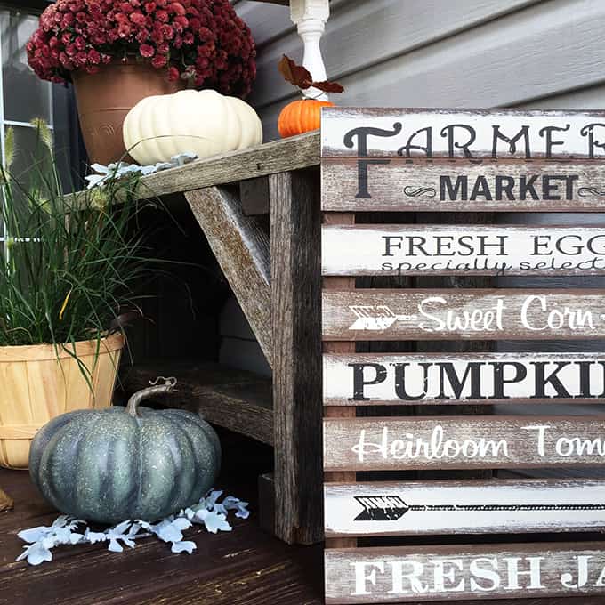 My Harvest Themed Fall Front Porch - A Pretty Life In The Suburbs