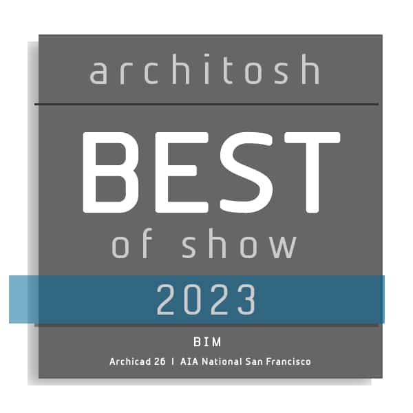 AIA23: Architosh 9th 'BEST of SHOW' honors for software technologies at AIA National San Francisco - Architosh