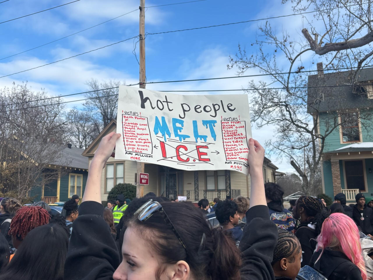 Protest Central: Little Rock students denounce ICE - Arkansas Times