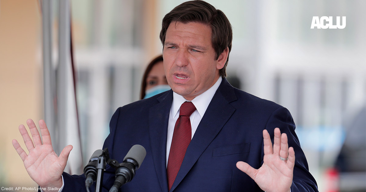 When will DeSantis listen to his own voters on ex-felons' voting rights? | American Civil Liberties Union