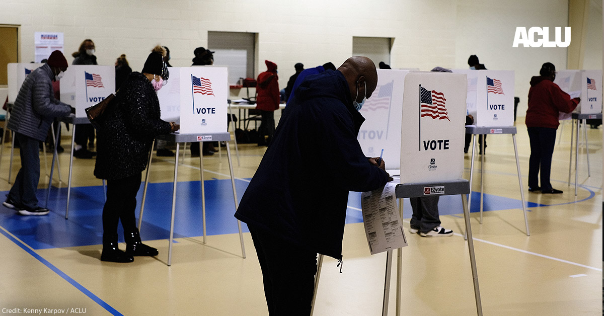Amidst a Wave of Voter Suppression Bills, Some States Expand Access to the Ballot | American Civil Liberties Union