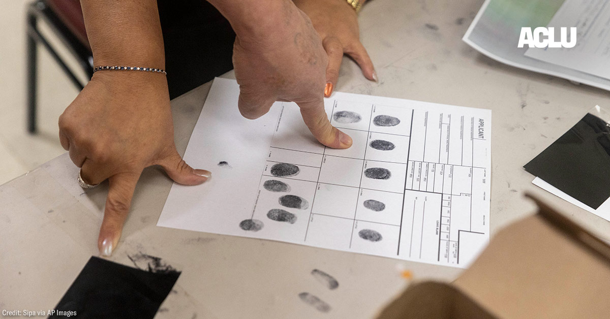 Grand Rapids’ Fingerprinting Policy is a Constitutional Nightmare. Michigan’s Top Court can End It. | American Civil Liberties Union