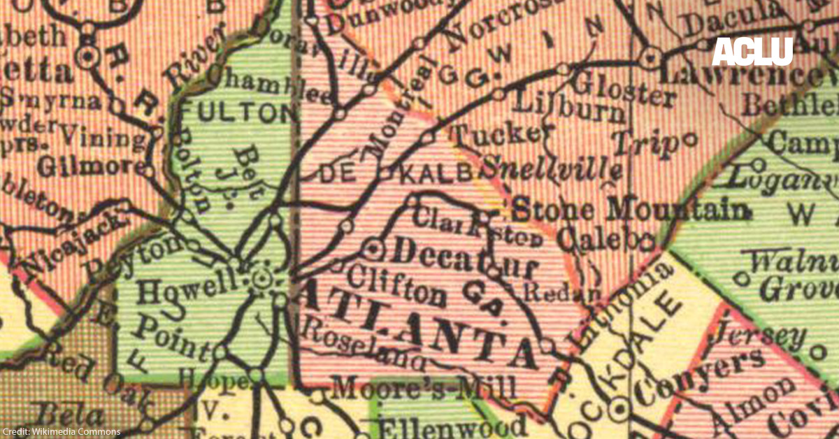 Georgia’s New Electoral Maps Dilute the Power of Black Voters | American Civil Liberties Union