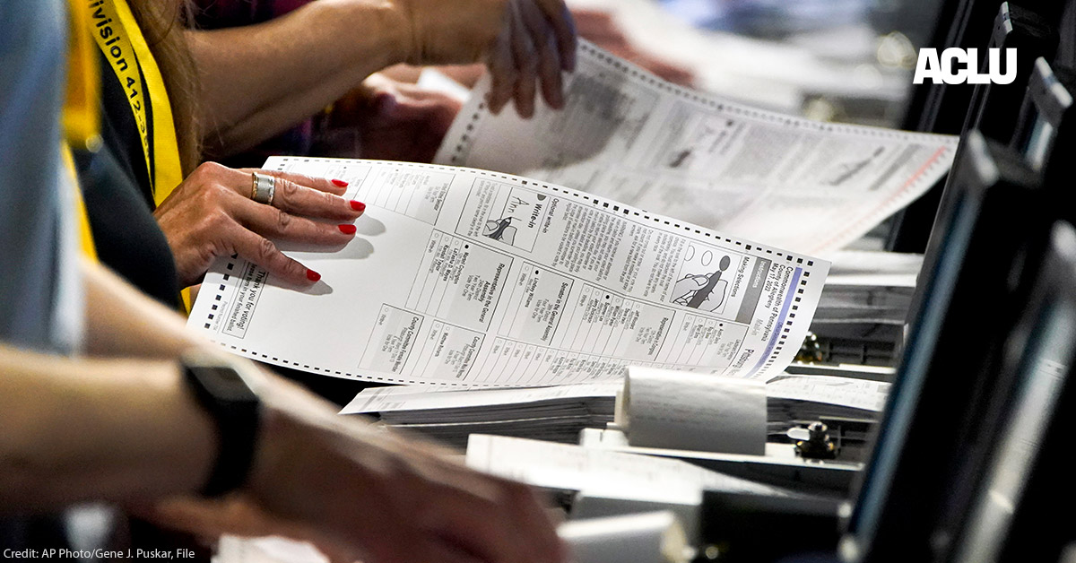 Justice and Safety, Not Fear, Continue to Win at the Ballot Box | American Civil Liberties Union
