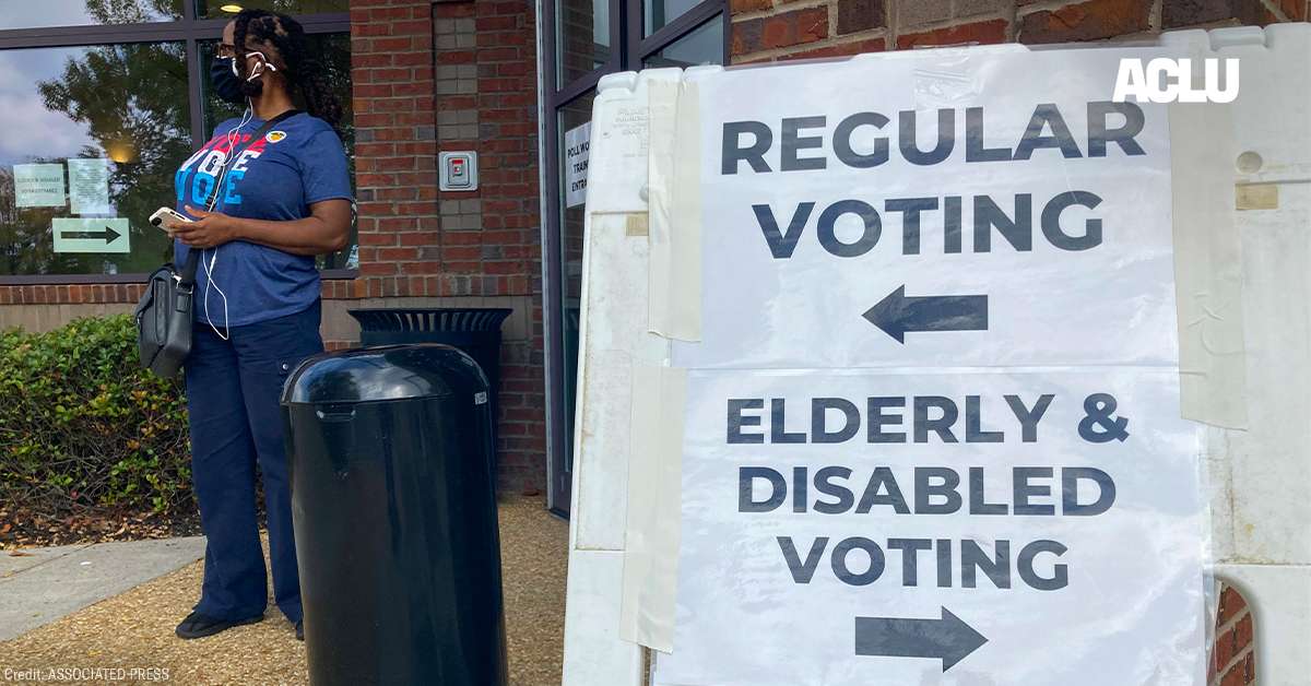 Here's How Georgia's New Voting Law Harms Voters With Disabilities | American Civil Liberties Union