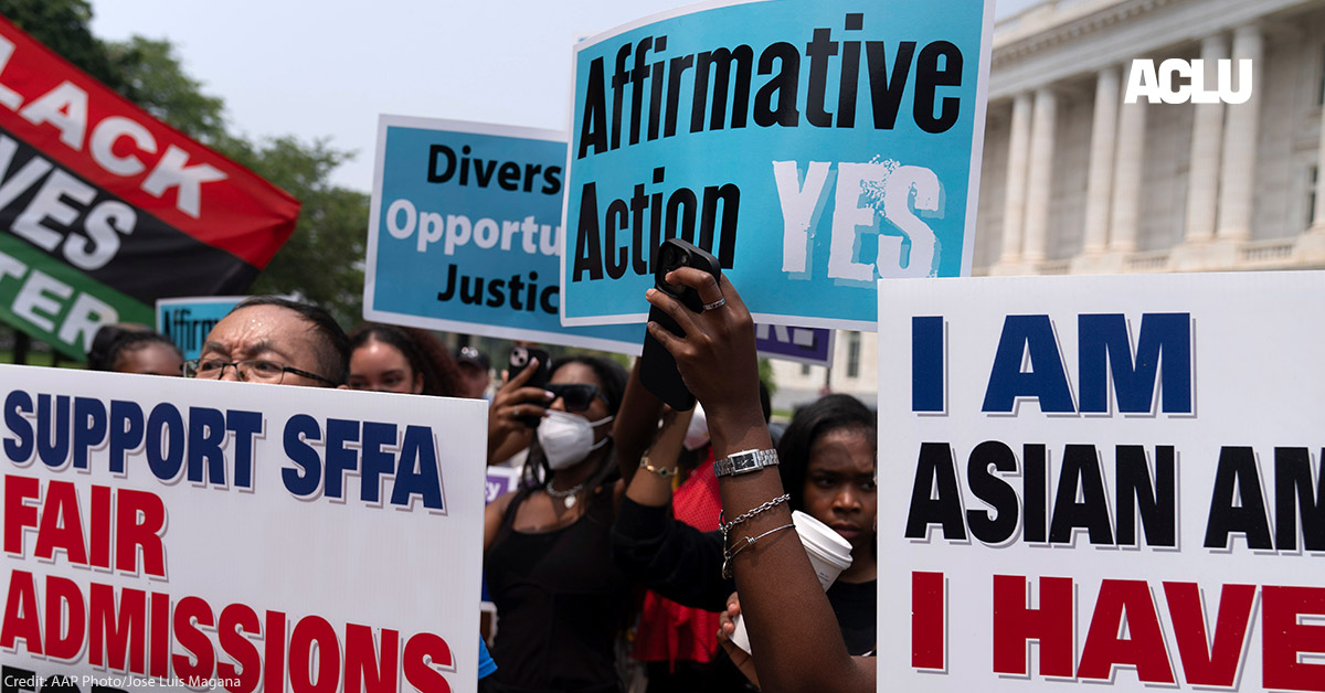 Moving Beyond the Supreme Court’s Affirmative Action Rulings | American Civil Liberties Union