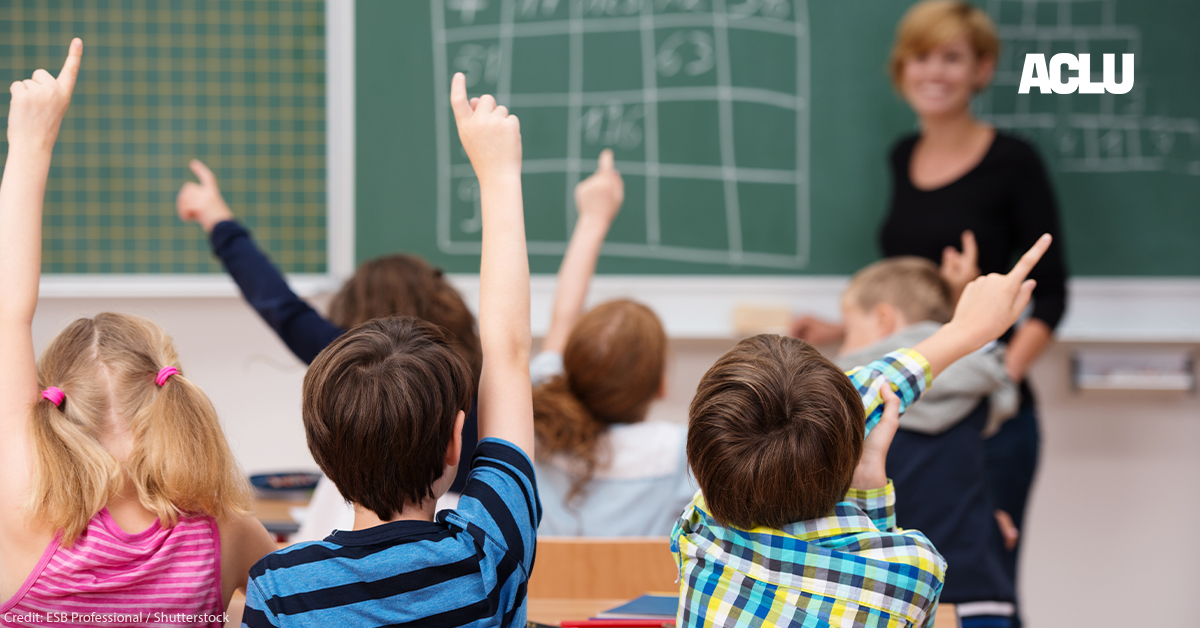 Back-to-School Basics: Public Schools Are Not Sunday Schools | American Civil Liberties Union
