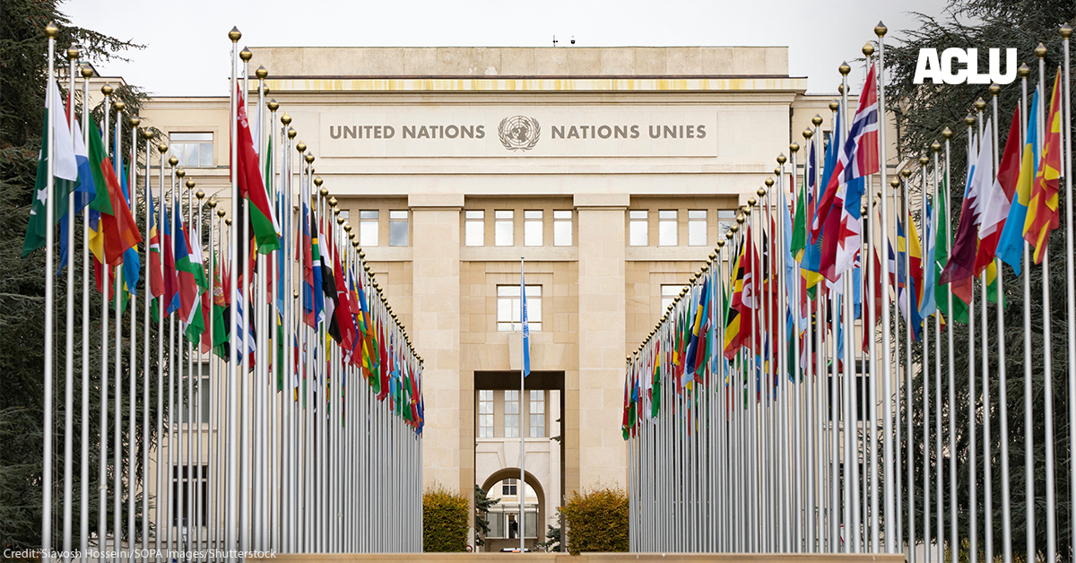 The U.S. Touts Itself as a Global Leader in Human Rights. A New U.N. Report Says Otherwise. | American Civil Liberties Union