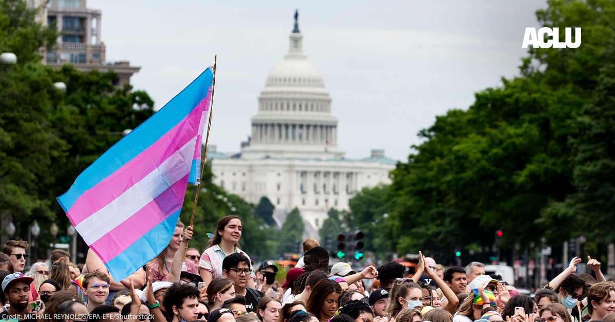 The Latest Must-Pass Bill Barreling Through Congress is an Attack on Gender-Affirming Care | American Civil Liberties Union
