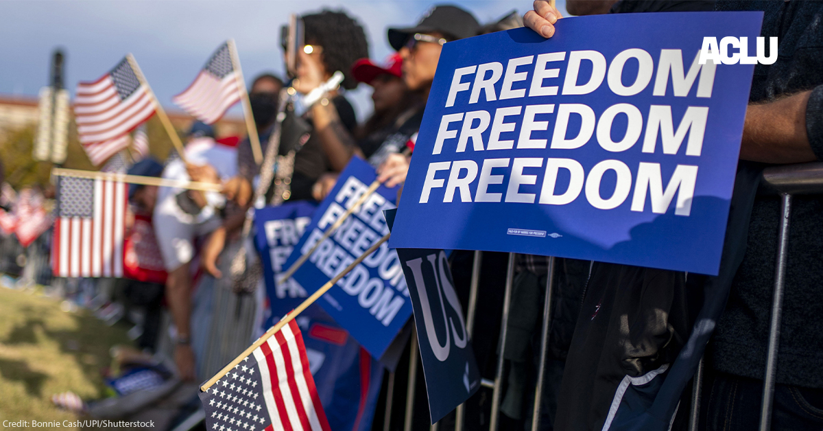 We're Fighting For Our Freedoms -- No Matter Who is President | American Civil Liberties Union