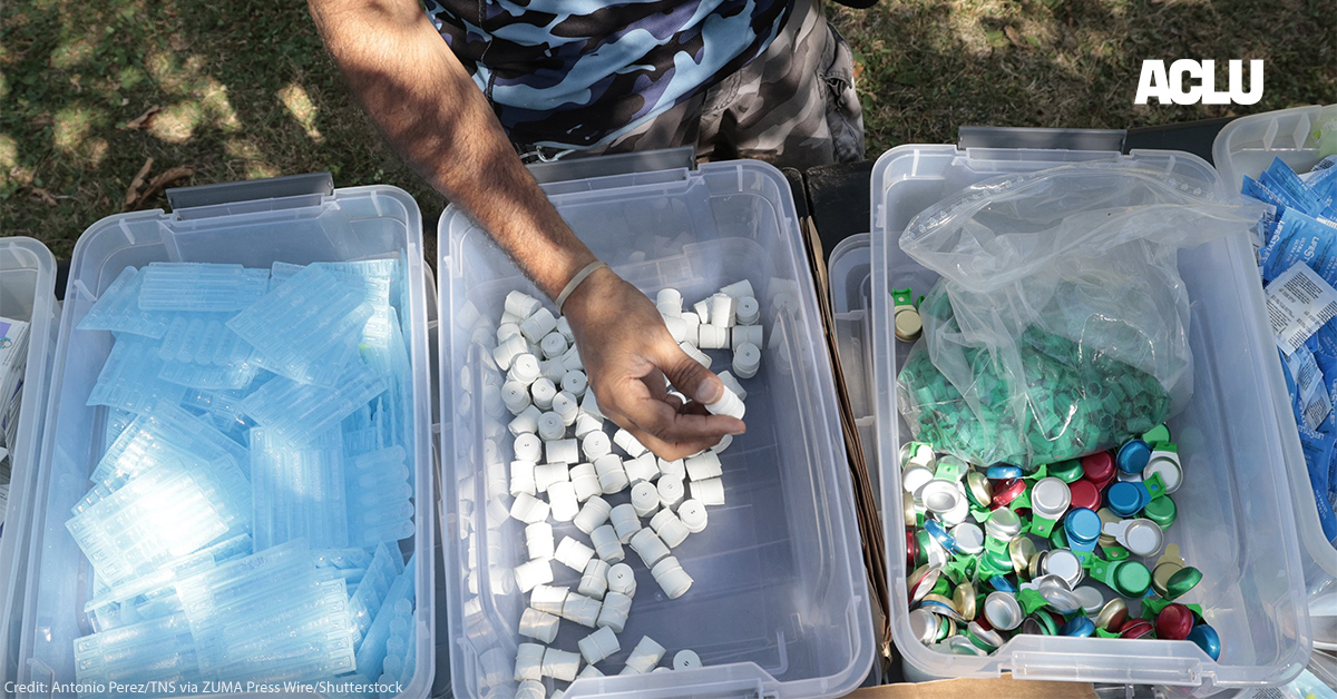 Failed War on Drugs Policies Won't Stop the Overdose Crisis, But Harm Reduction Can Save Lives | American Civil Liberties Union