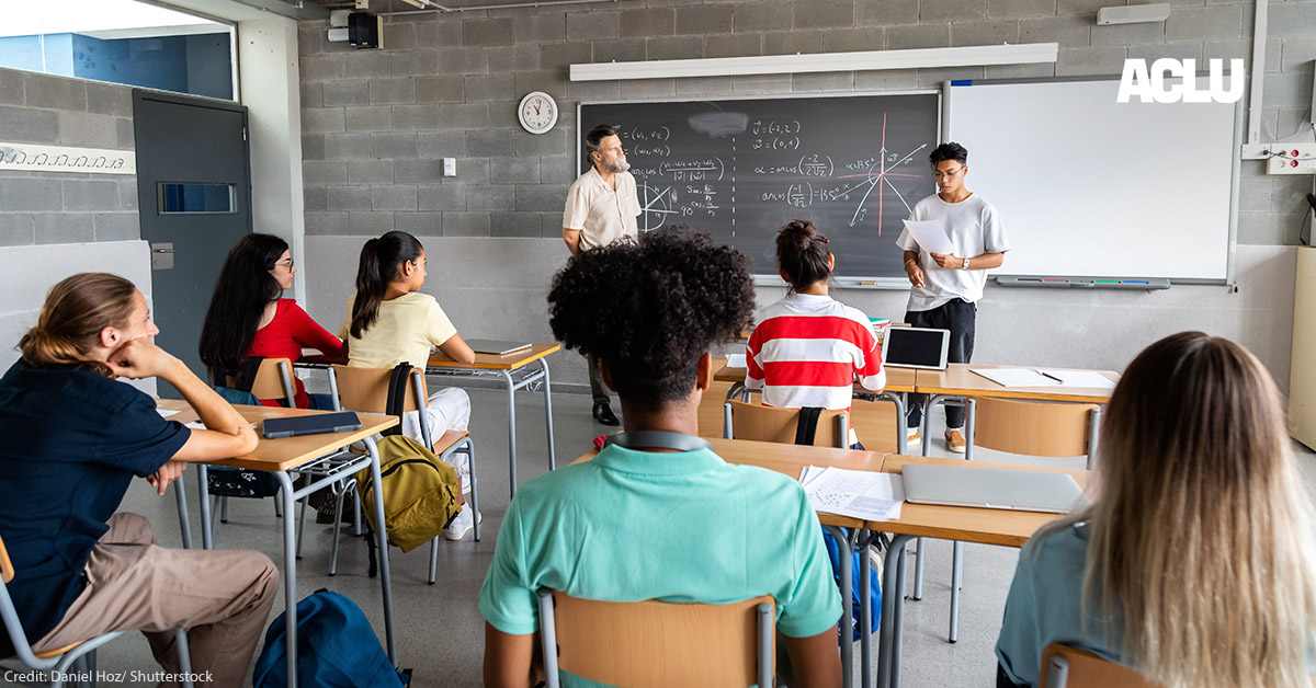 Educators Speak Out on Harms of Unlawful Education Department Directive | American Civil Liberties Union