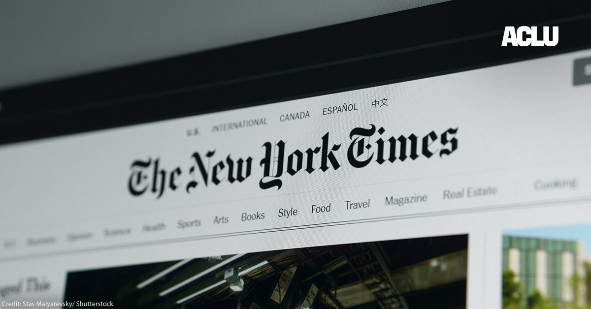 60 Years Later: How a Civil Rights-Era Defamation Case Empowers the Press | American Civil Liberties Union