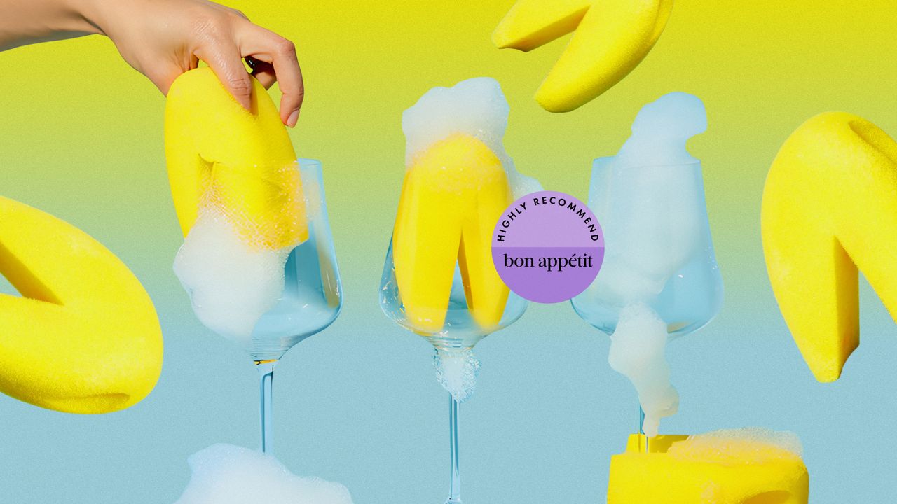 This Sponge Cleans My Wine Glasses Better Than Any Other I've Ever Used | Bon Appétit