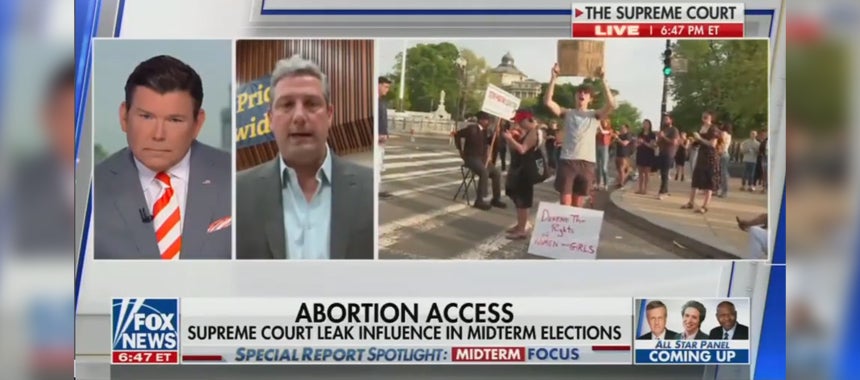 Bret Baier Exposes Tim Ryan on Abortion in the 9th Month