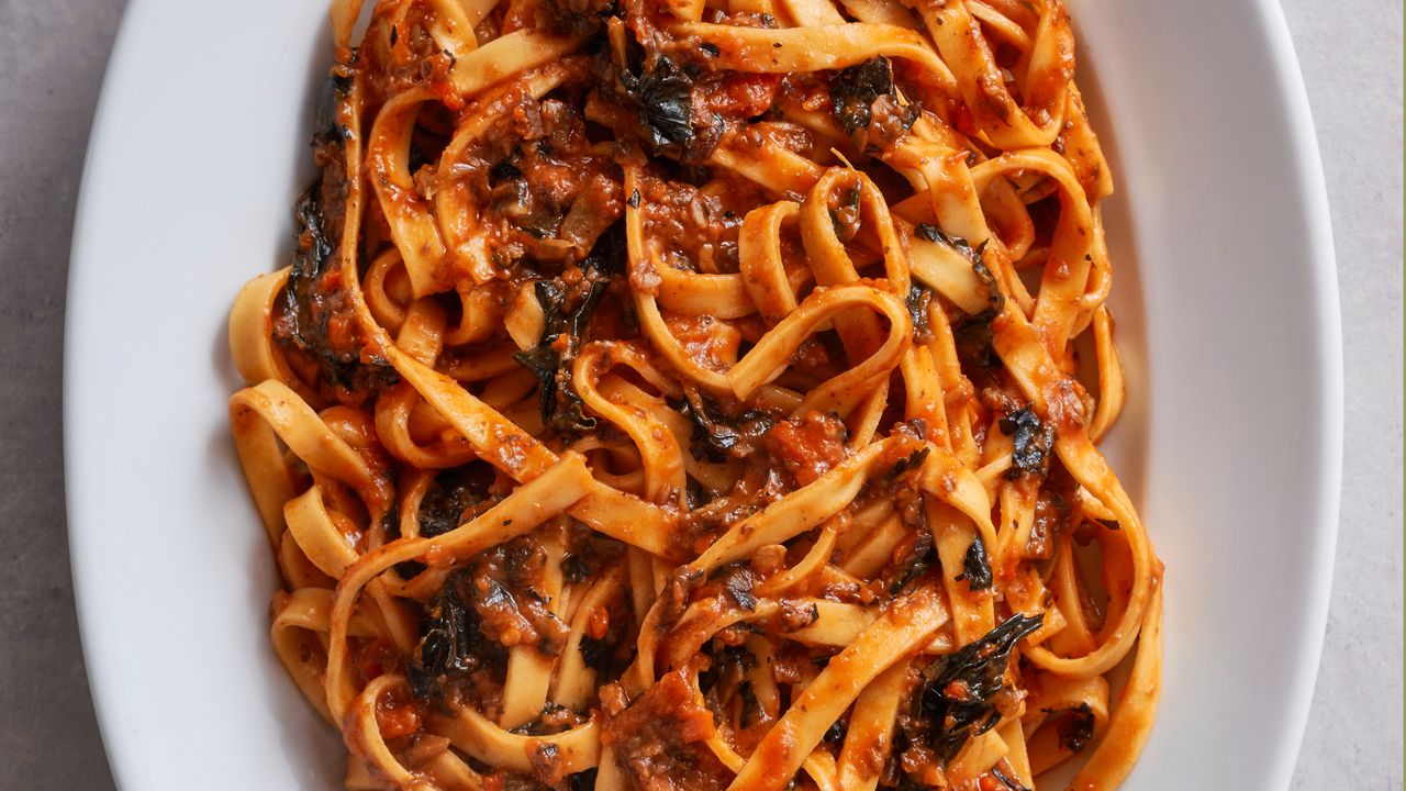 Charred Vegetable Ragù Recipe | Epicurious
