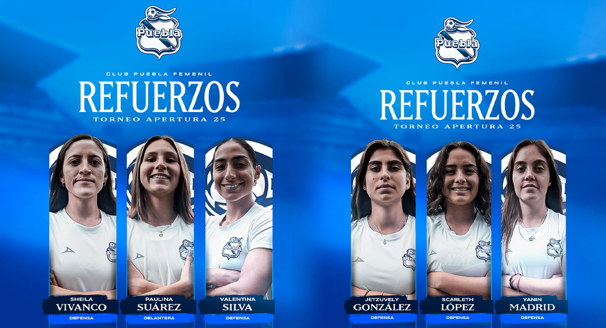 Puebla Femenil presenta 7 refuerzos para el Apertura 2025