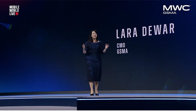 MWC26: Keynote 2 Lara Dewar, CMO, GSMA - Mobile World Live