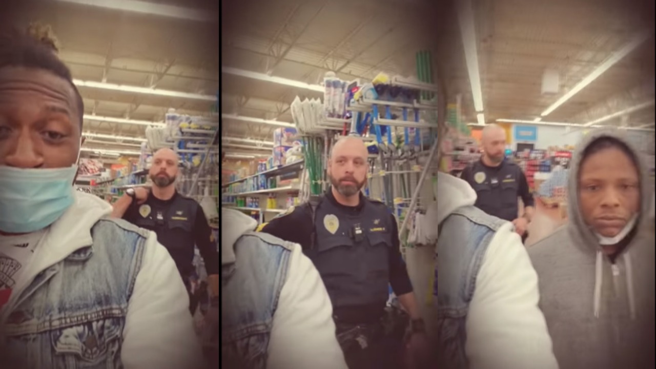 Video: Cop Follows Two Black Men Around Illinois Walmart for Allegedly Wearing Surgical Masks, Asks Them for ID