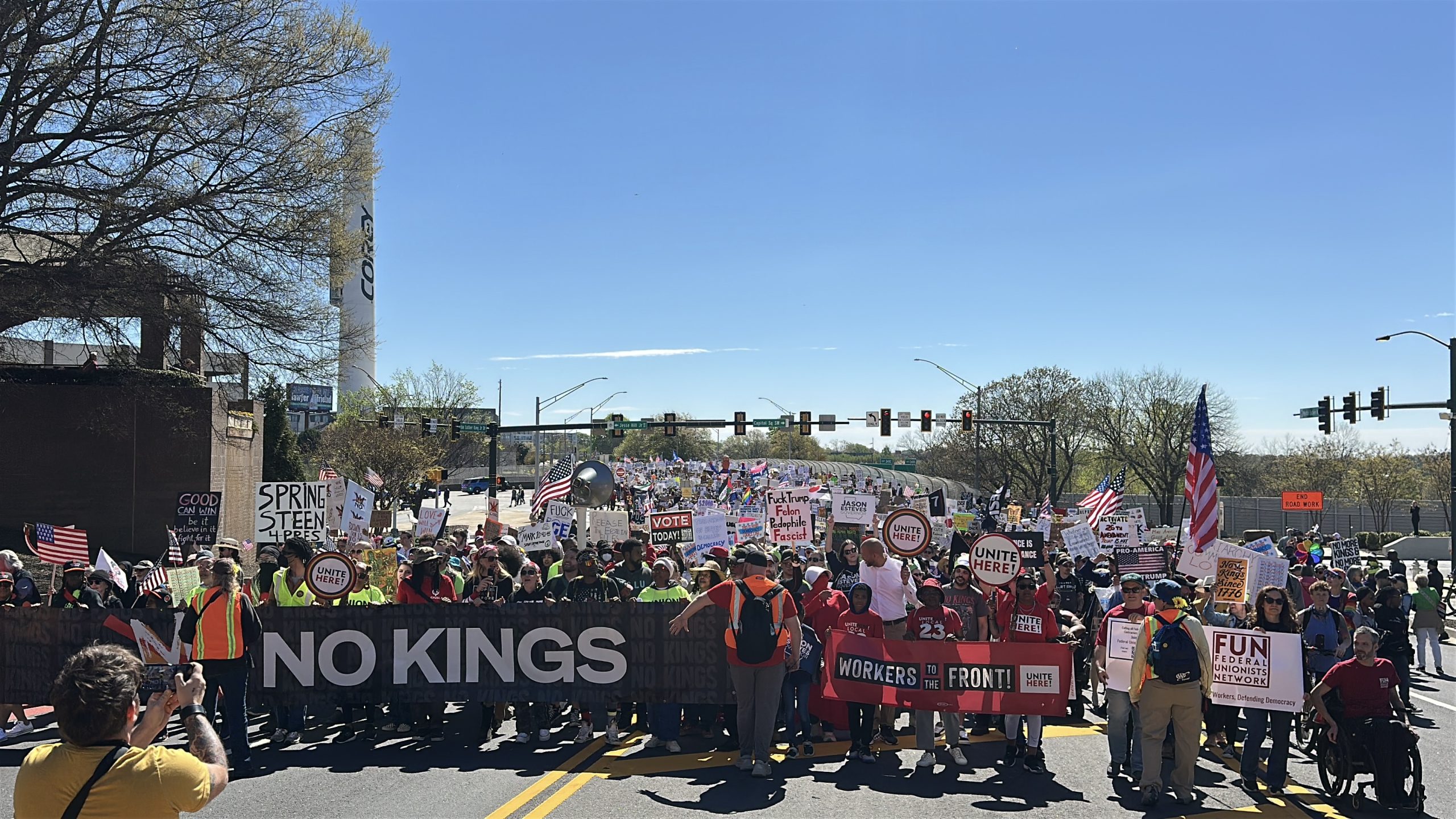 No Kings Rally Showcases Resistance in Atlanta - Atlanta Civic Circle