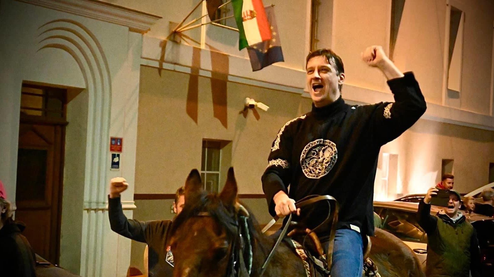 Pardoned Far-Right Extremist Rides to Freedom in Hungary | Balkan Insight
