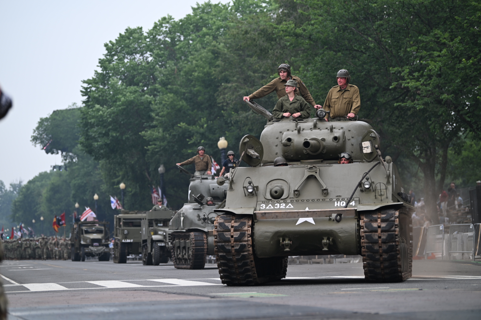 Military Vehicles From Gettysburg WWII Museum Highlight Army's Anniversary Parade - Baltimore Post-Examiner