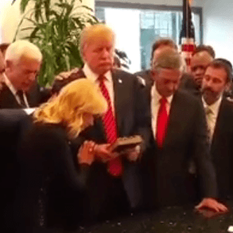 Evangelicals Lay Hands on Donald Trump - Baptist News Global