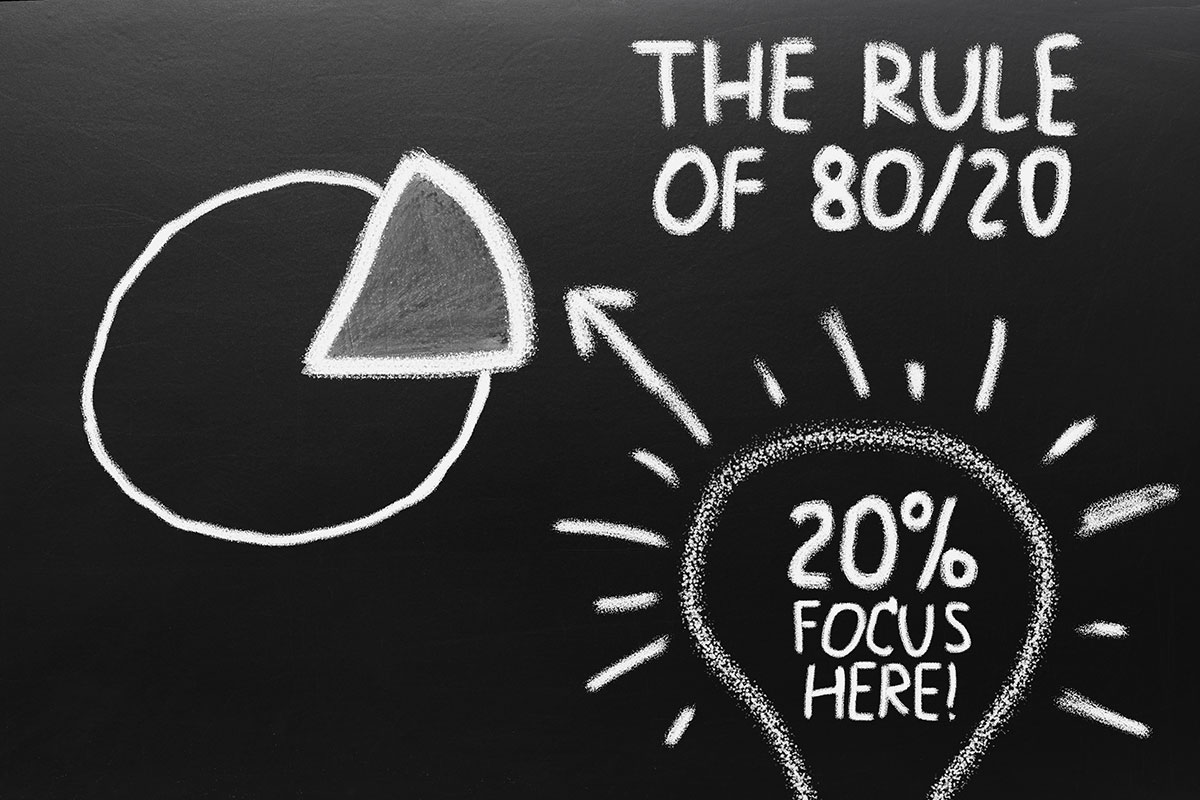 How you can use the 80/20 rule to raise more money | The Better Fundraising Company