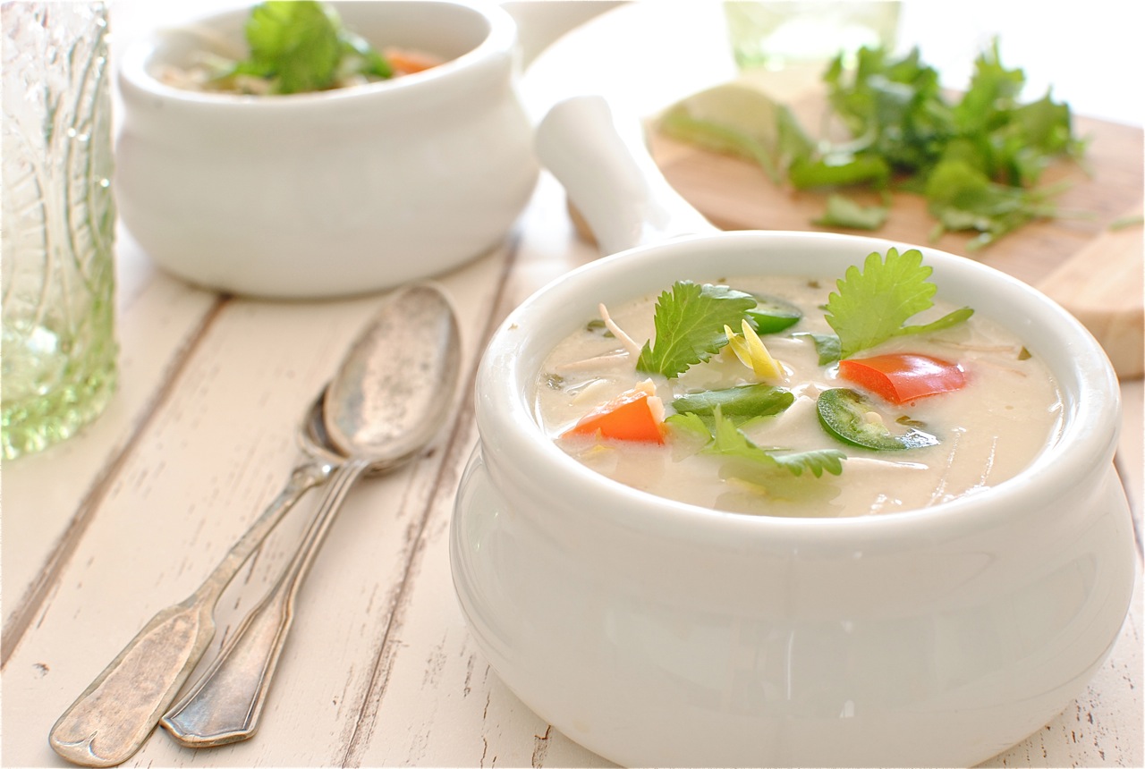 Slow Cooker Thai Chicken Noodle Soup - Bev Cooks