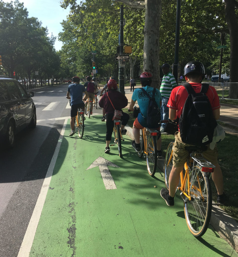 Two Neighborhood Groups Call for Closing Outer Lanes of Ben Franklin Parkway to Motor Vehicles - Bicycle Coalition of Greater Philadelphia