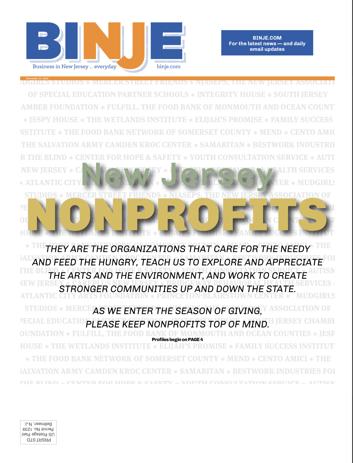 Latest Digital Edition - BINJE | New Jersey Business News