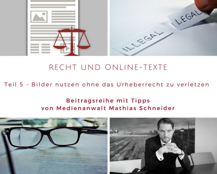 Recht und Online-Texte (Teil 5) - Bilder nutzen ohne das Urheberrecht zu verletzen - Adenion Blog