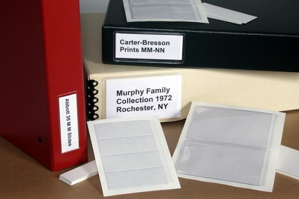 Archival Solution of the Week | Adhesive Back Vinyl Label Holders
